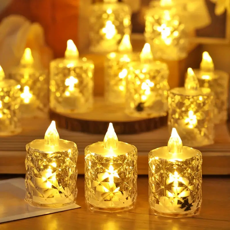 ON SALEđ„3pcs/SET Crystal Flameless Candle Light-Buy 4 Sets Free Shipping