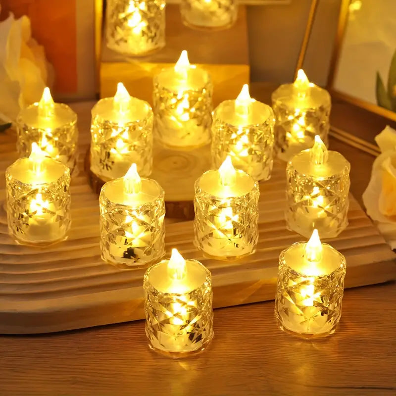 ON SALEđ„3pcs/SET Crystal Flameless Candle Light-Buy 4 Sets Free Shipping