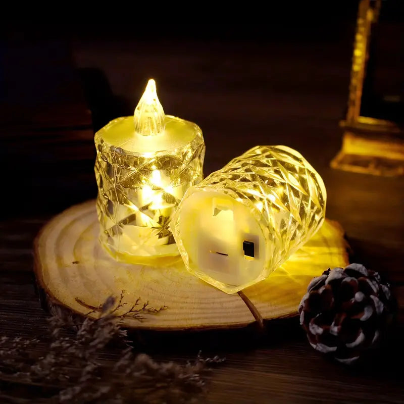 ON SALEđ„3pcs/SET Crystal Flameless Candle Light-Buy 4 Sets Free Shipping