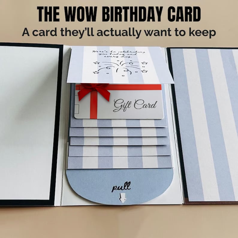 đ 50K+ SOLD! đ⨠Christmas Gift Card Holder Book â Handmade Holiday Surprise, Festive Design & Heartfelt Gifting Magic đ