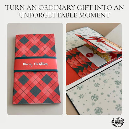 🎄 50K+ SOLD! 🎁✨ Christmas Gift Card Holder Book – Handmade Holiday Surprise, Festive Design & Heartfelt Gifting Magic 🎅
