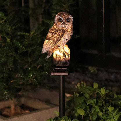 🔥Halloween Pre Sale🔥Waterproof Solar Owl Light – LED Pathway Light for Lawn, Garden & Outdoor Decor